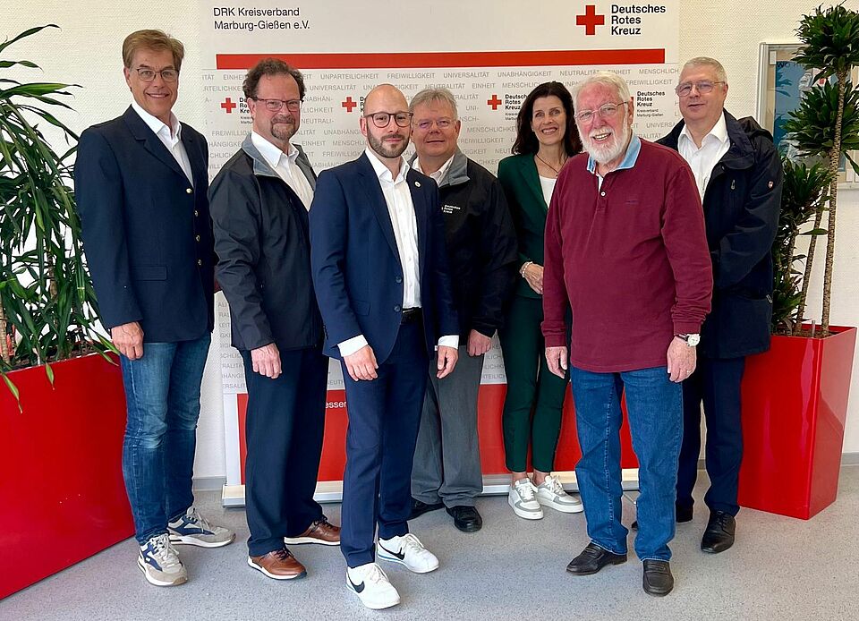 DRK in Mittelhessen Präsidium Gruppenbild Stand 2024