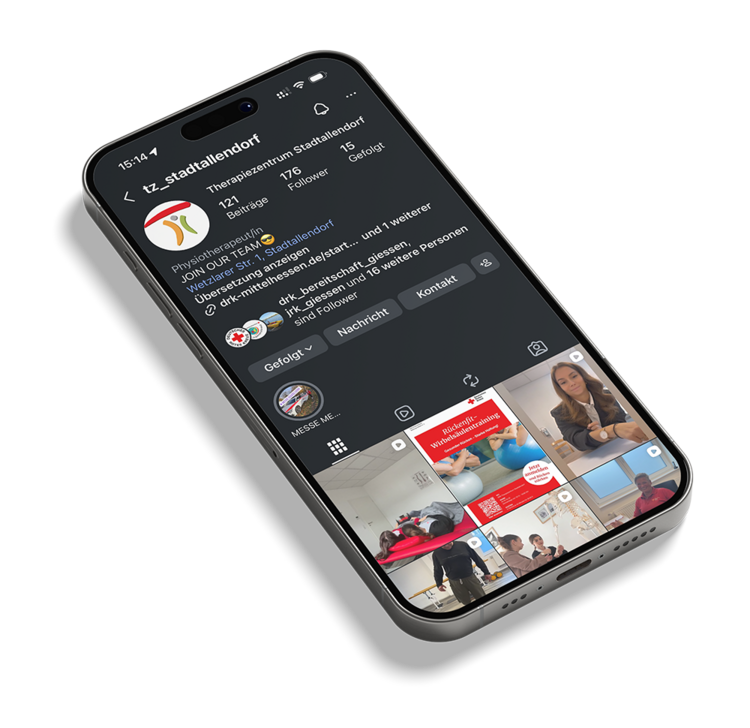 Instagram DRK-Therapiezentrum Stadtallendorf