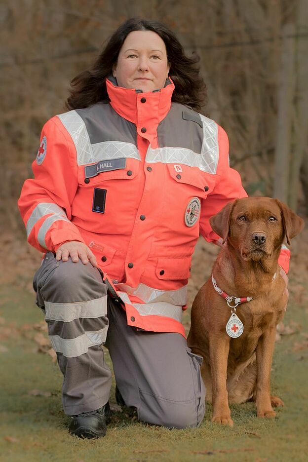 Rettungshunde_Natalie_Faye_Hall_mit_Nugget