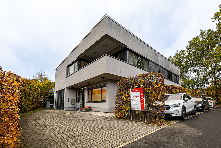 Modernes Praxisgebäude der DRK Ergotherapie Stadtallendorf