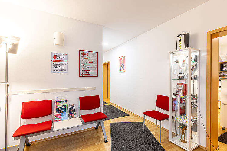 Empfangstresen des DRK Kreisverbandes Marburg-Gießen