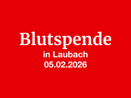 Blutspende in Laubach