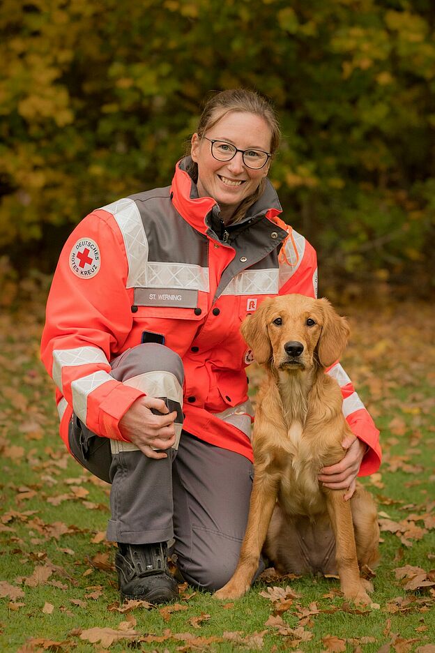 DRK_Rettungshunde_Steffi_Werning_und_Amber