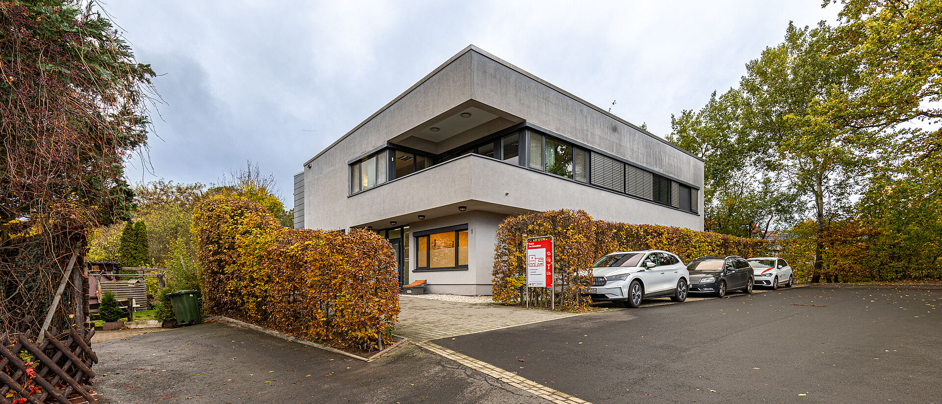 Modernes Praxisgebäude der DRK Ergotherapie Stadtallendorf