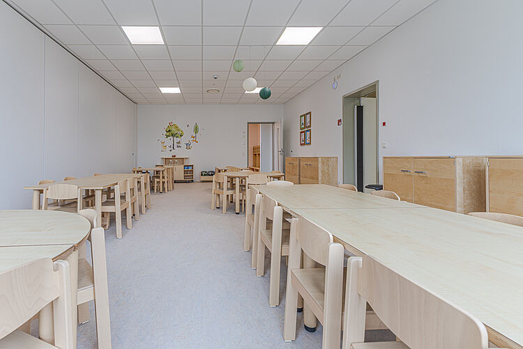 Bistro Essensraum in der Kita Pohlheim